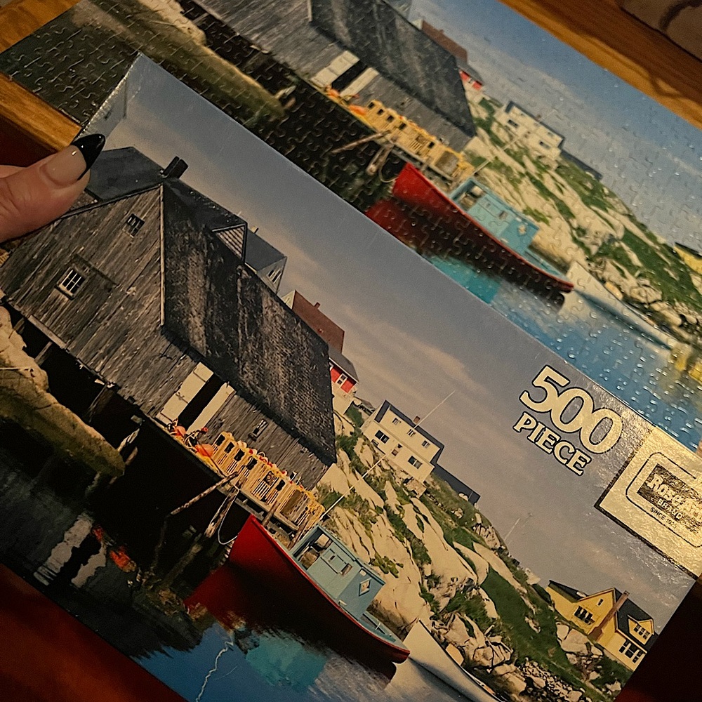 Vintage 1989 Nova Scotia Canada 500 Piece Jigsaw Puzzle 🧩
